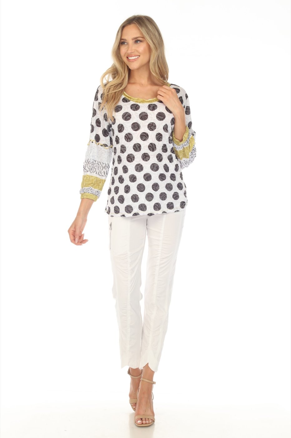 Polka dot top